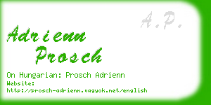 adrienn prosch business card